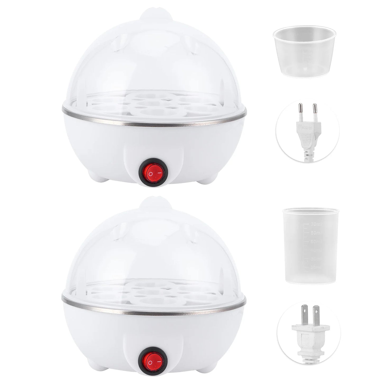 Romellar Electric Egg Boiler Multifunction Cooker Poacher For Kitchen Use