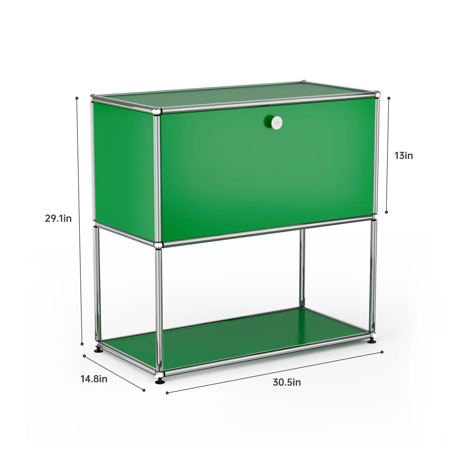 Modern Stainless Steel Storage Cabinet For Living Room And Home Office TV Stand