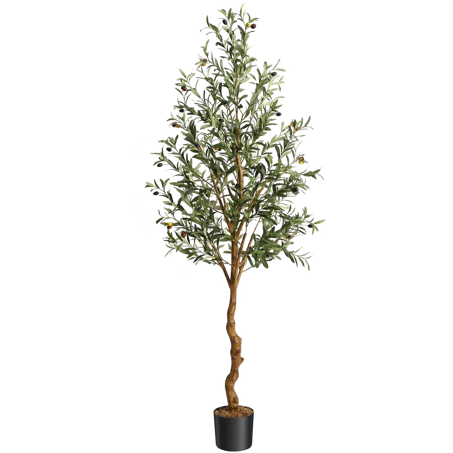HiMISS Artificial Olive Tree Realistic Faux Indoor Plant in Pot
