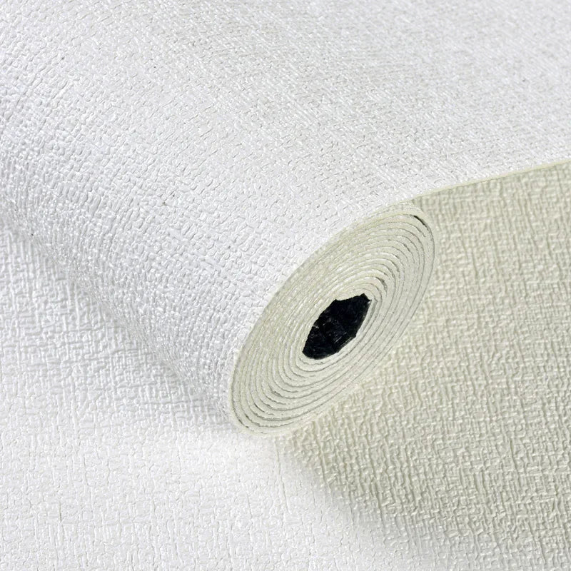 NONECN Linen 3D Foam Wallpaper Self-Adhesive PVC Waterproof Backdrop
