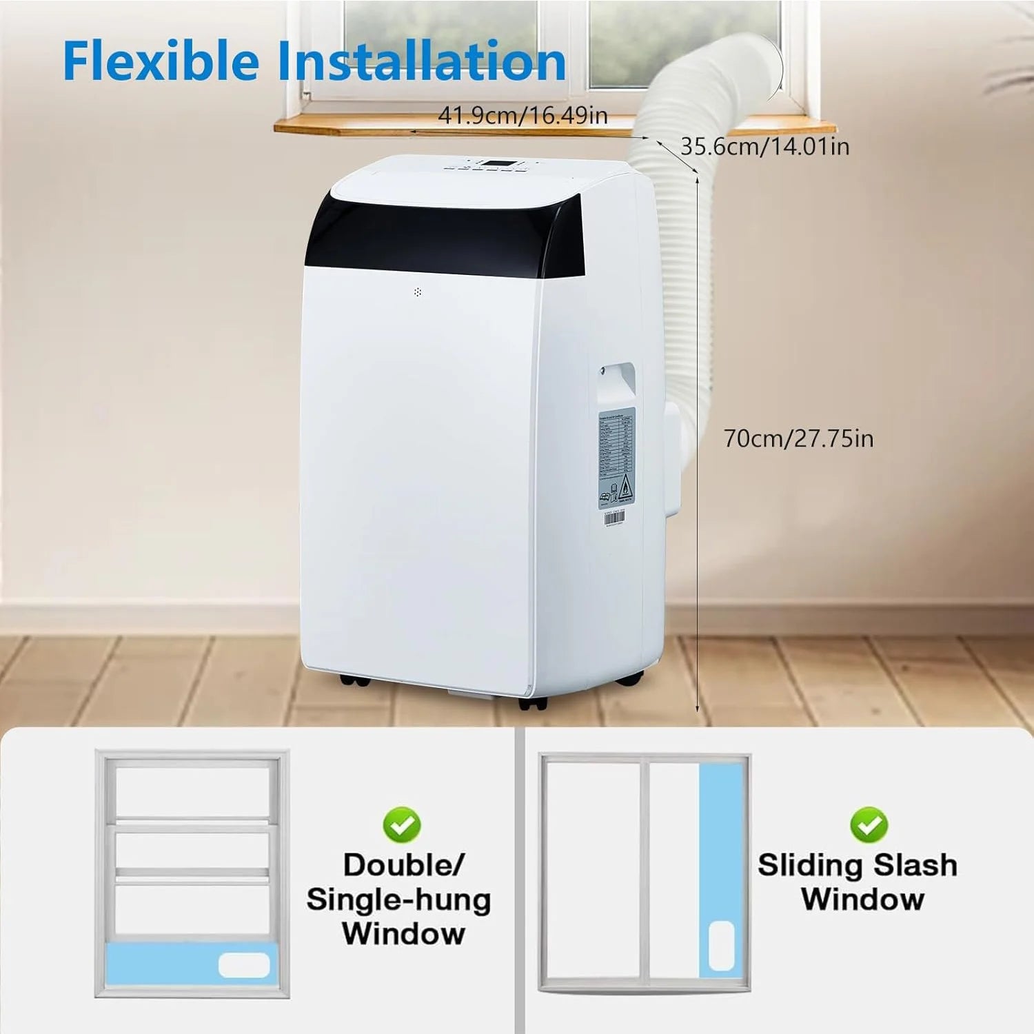 Adoolla Portable Air Conditioner With Remote And Dehumidifier