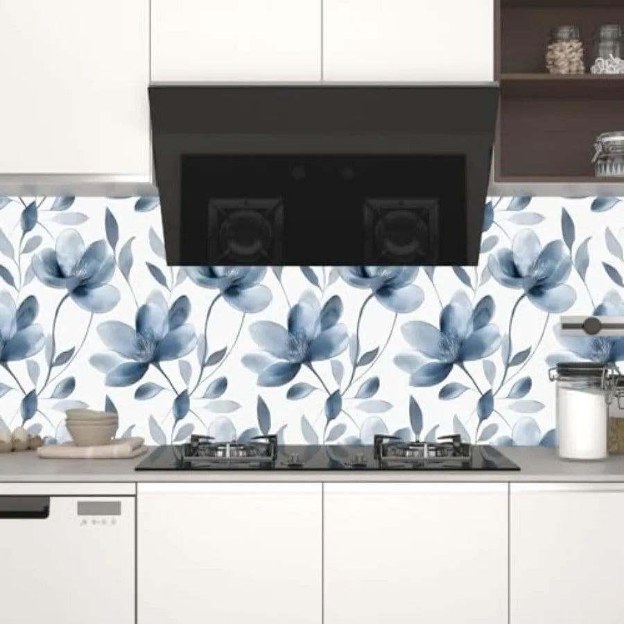 Peel And Stick Light Flower Wallpaper Modern Watercolor