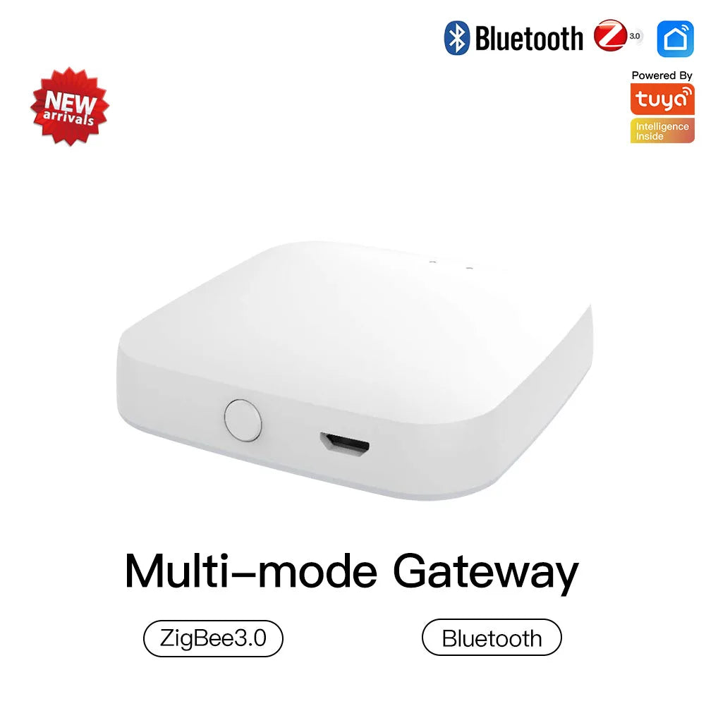 MOES Multi Mode Smart Gateway ZigBee WiFi Bluetooth Mesh Hub Tuya Alexa