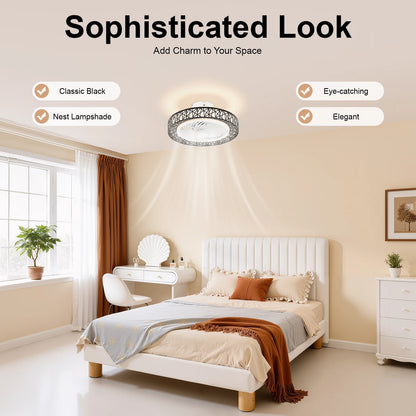 Modern Ceiling Fan Light With Remote Control For Living Spaces