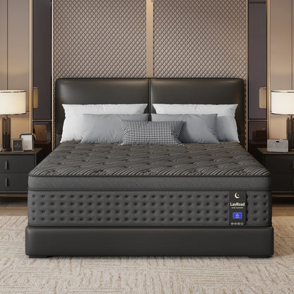 LayRoad Medium Firm Memory Foam And Spring Mattress
