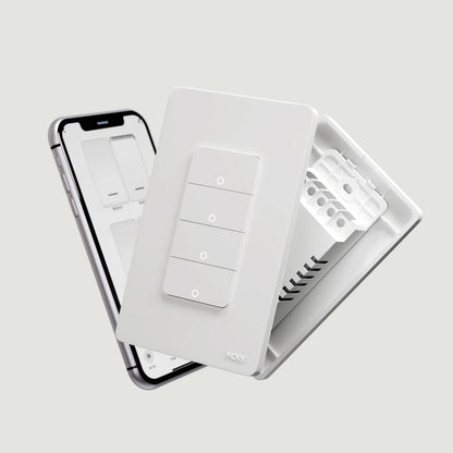 MOES Tuya WiFi Smart Light Switch Single Pole Push Button