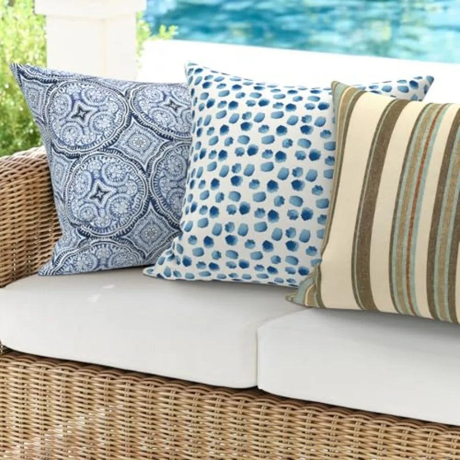 Pack Of 2 Waterproof Outdoor Pillow Sets