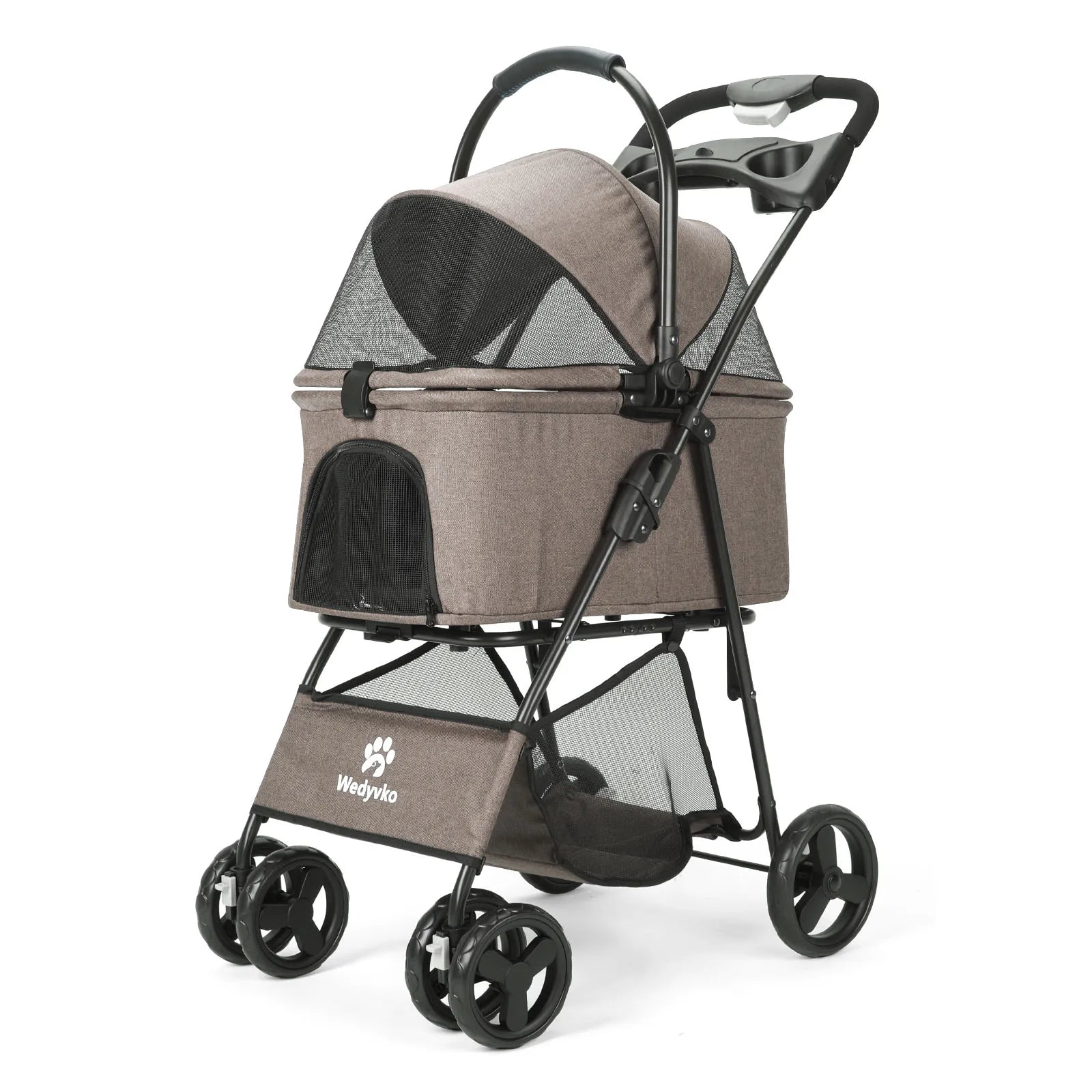 Pet Stroller 3 In 1 With Removable Carrier All Terrain
