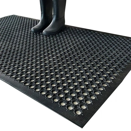 Outdoor Rubber Floor Mats Anti Slip For Restaurant And Kitchen