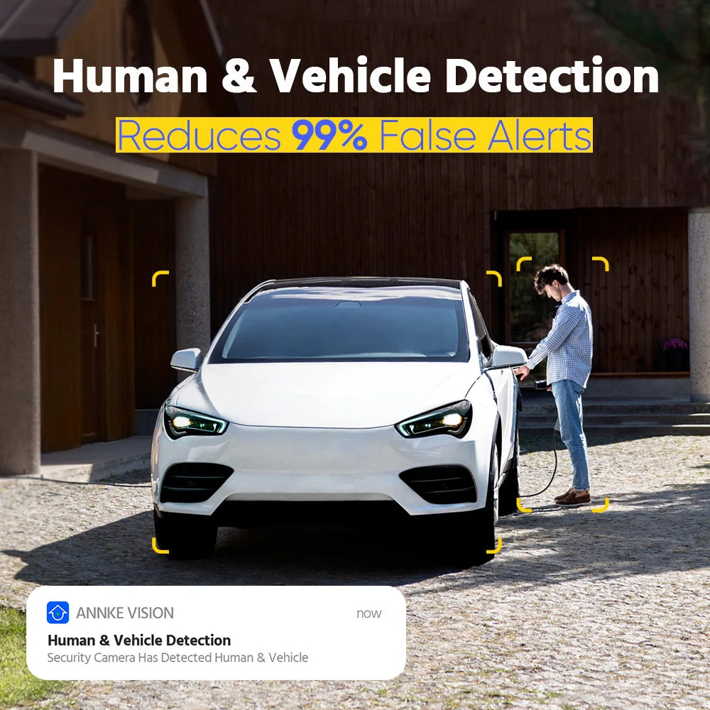 ANNKE 8MP 4K IP Camera With PoE And Motion Detection