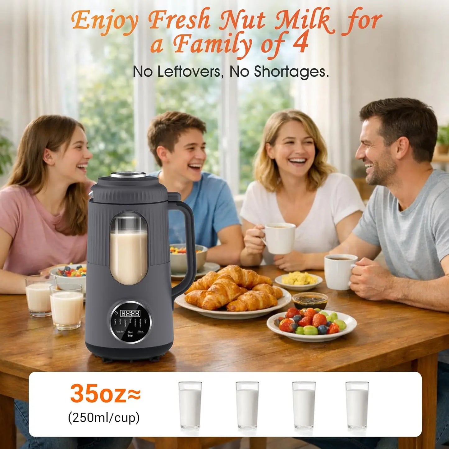 Automatic Nut Milk Maker Machine For Homemade Plant Based Milk
