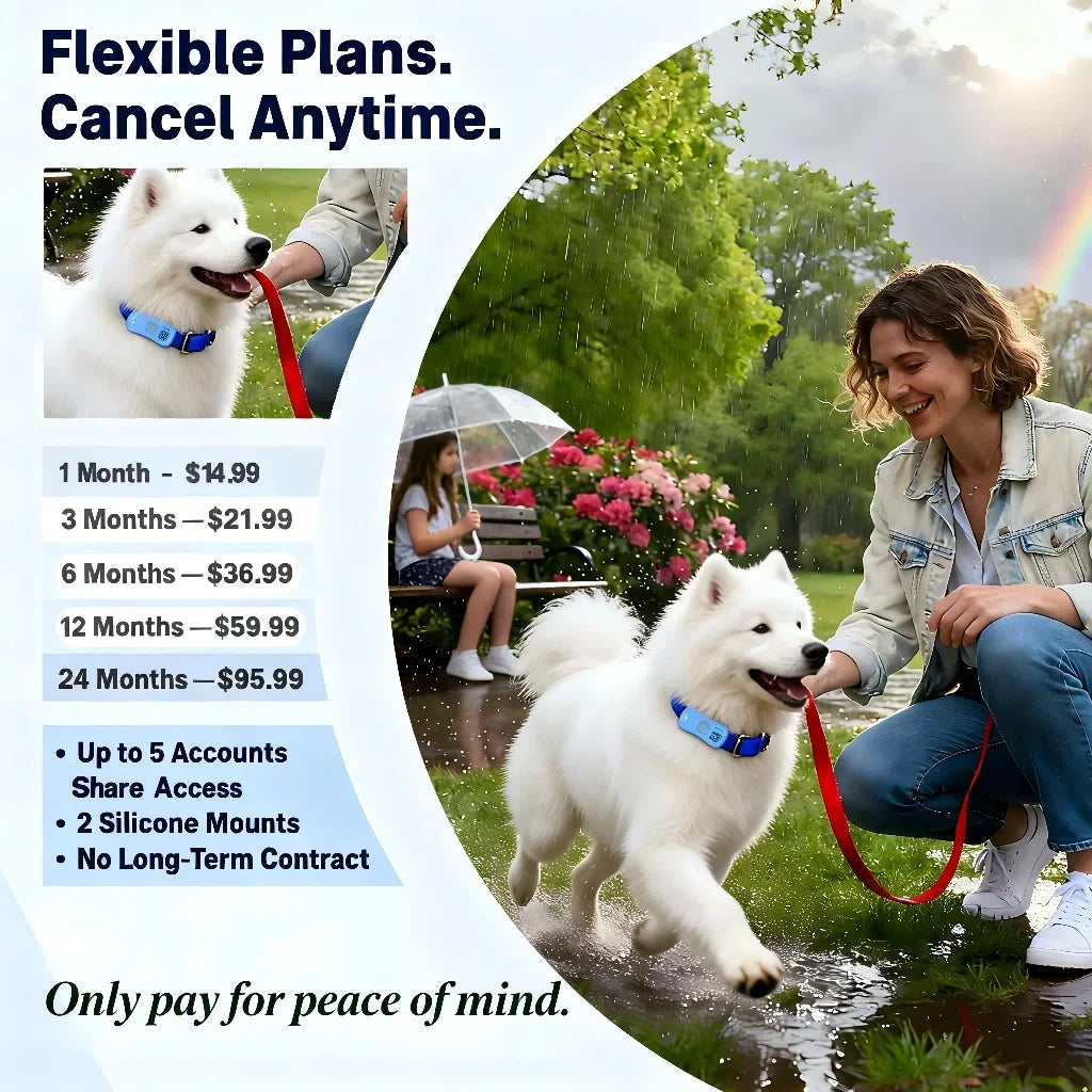 WANWAYTECH GPS Pet Tracker For Dogs And Cats IoT WiFi