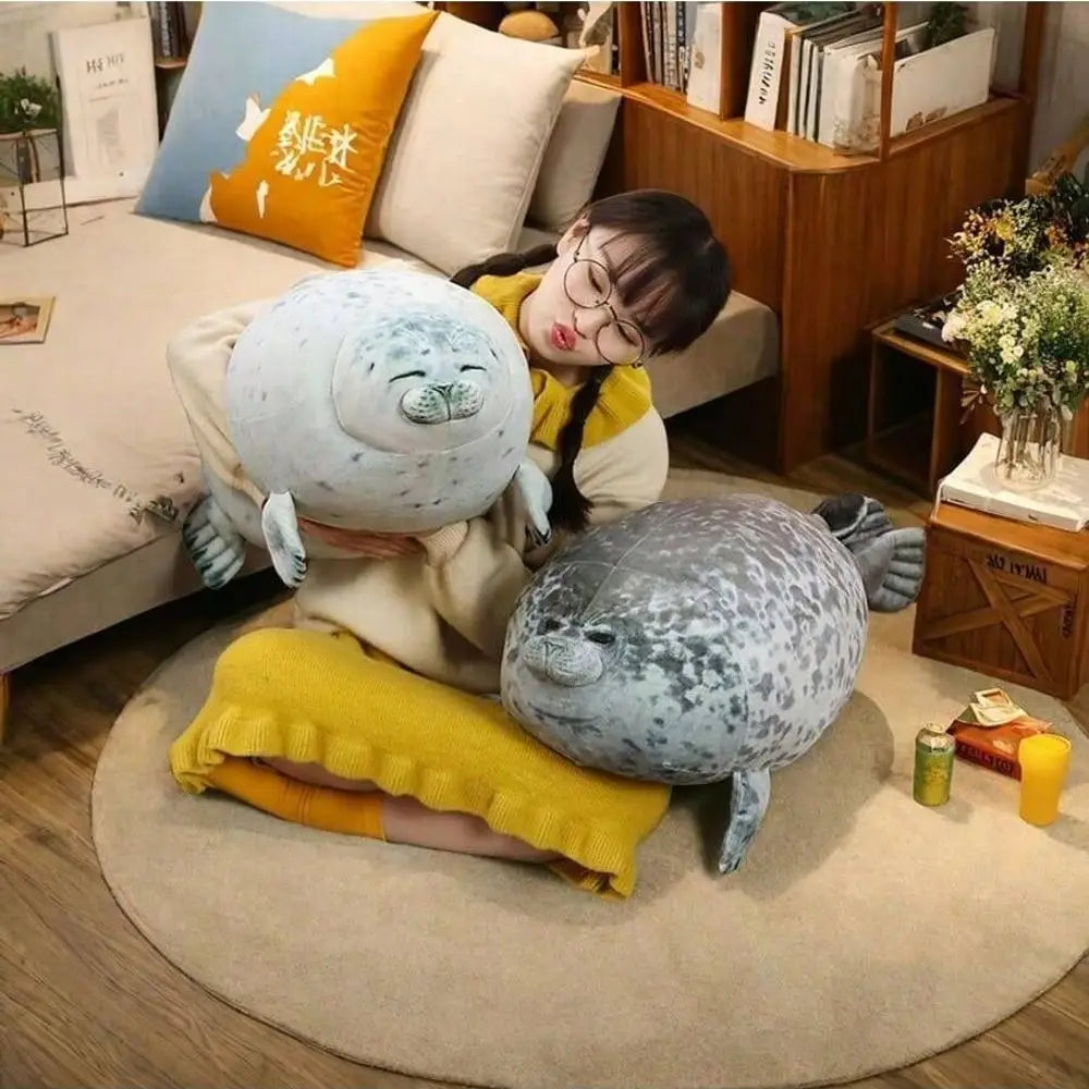 Sea Lion Throw Pillow Realistic Soft Hypoallergenic Lumbar Support