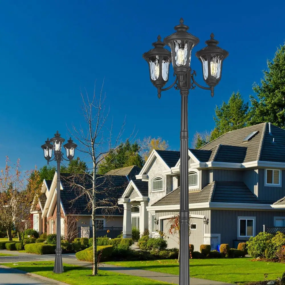 Outdoor Lamp Post Light For Garden And Street Weatherproof
