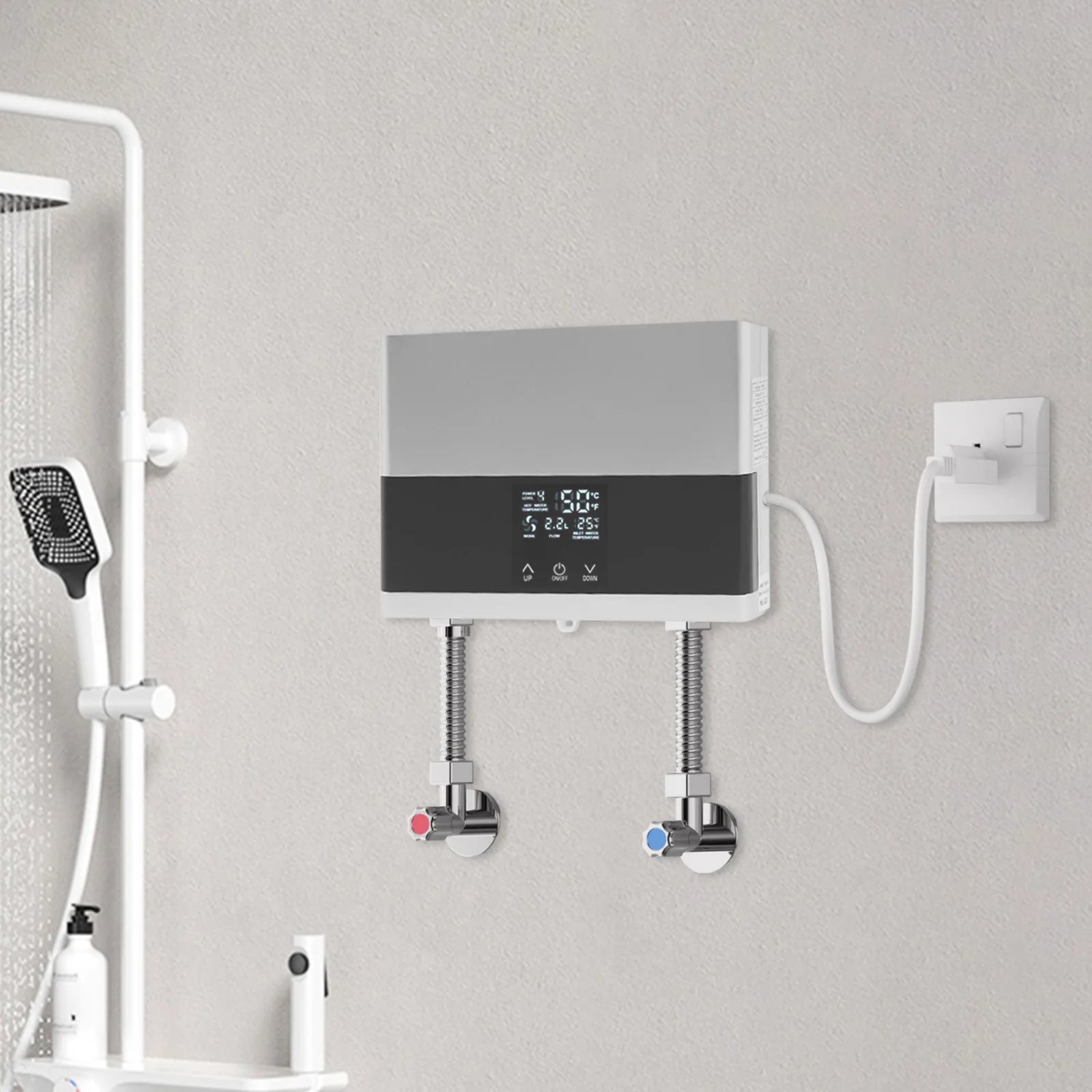 Sweetmile 110V 4000W Mini Electric Water Heater Instant Hot Water For Kitchen