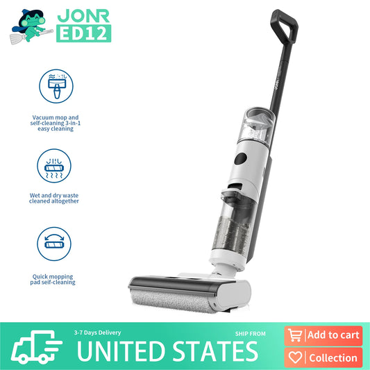 Jonrd ED12 Wet Dry Vacuum and Floor Washing Cleaner