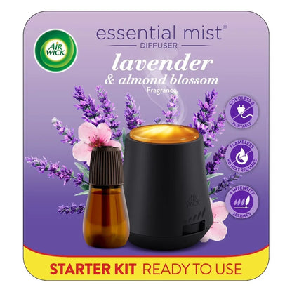 Essential Oil Diffuser Starter Kit Lavender Almond Aroma