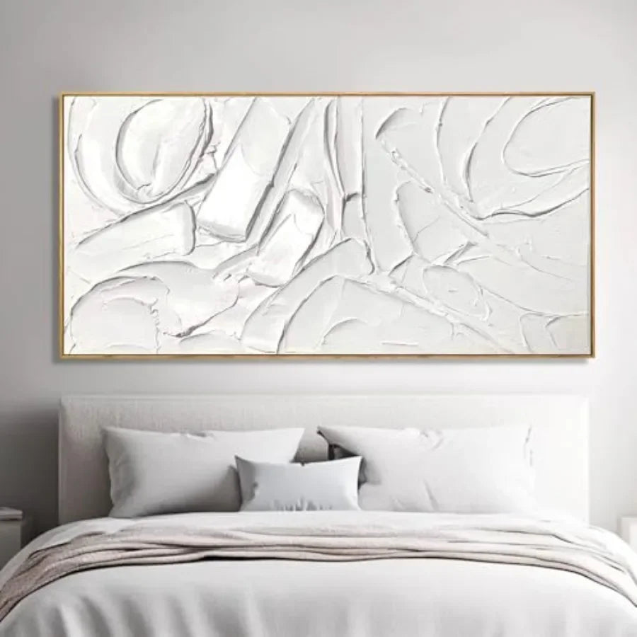 Abstract Modern Wall Art Poster On Canvas Framed Decor