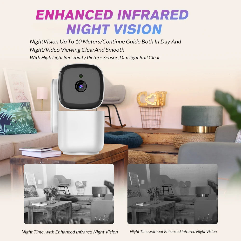 KEPEAK 1080P Indoor PTZ Security Camera With Auto Motion Tracking