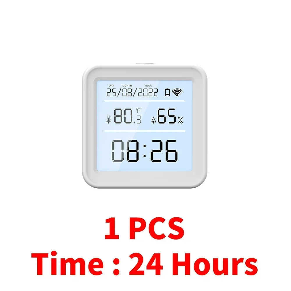 NVWU Tuya WiFi Temperature Humidity Sensor Hygrometer Thermometer