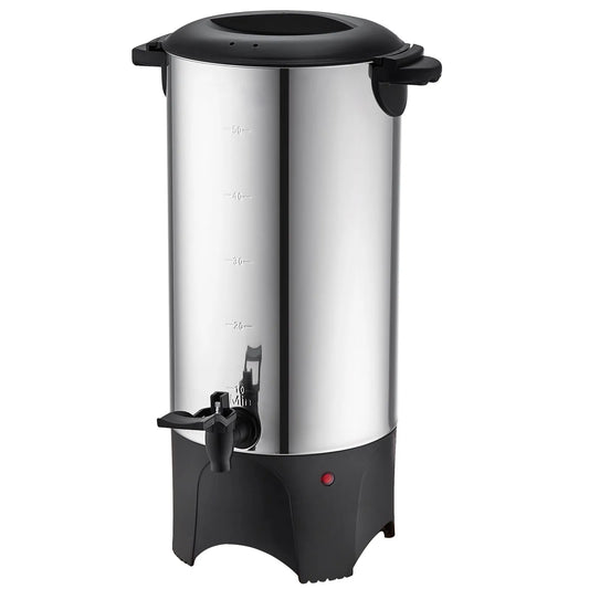 SucceBuy 1000W Commercial Coffee Urn Stainless Steel