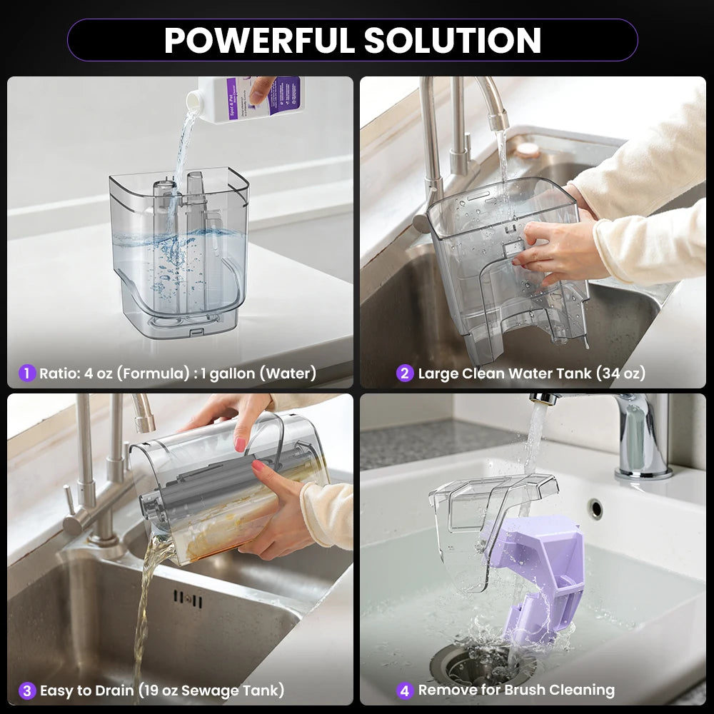 Yisora Portable Wet And Dry Spot Carpet Cleaning Machine