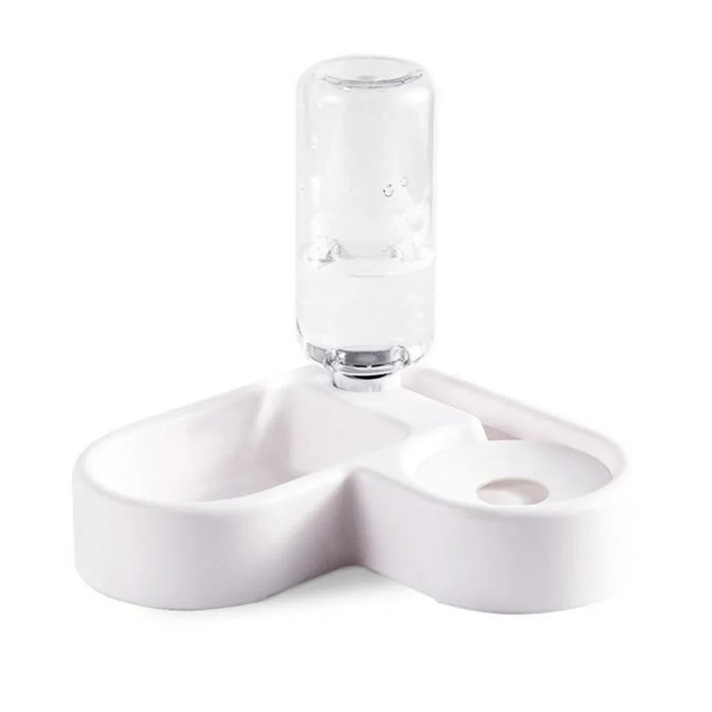 AEDG Automatic Pet Feeder and Water Bowl for Cats and Dogs