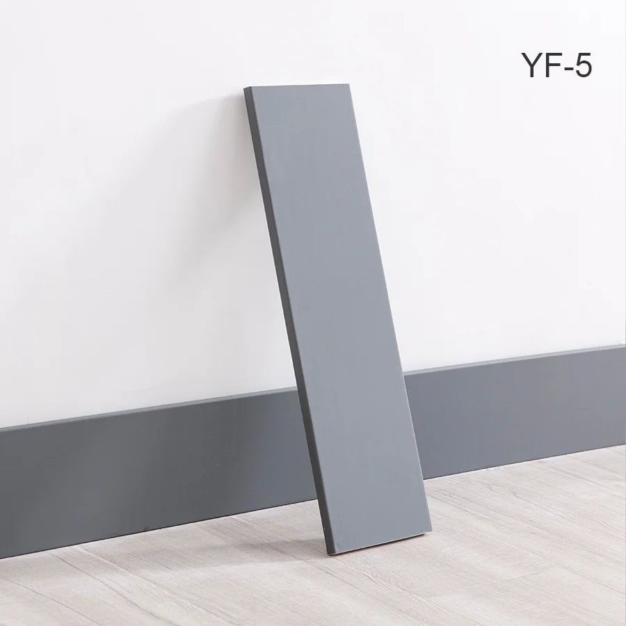 Self-Adhesive Wooden Wall Stickers Skirting Lines 10pcs