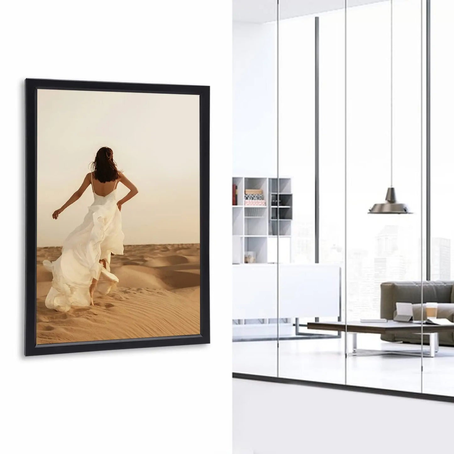 Bymaocar Led Poster Frame Backlit Aluminum Advertising Light Sign