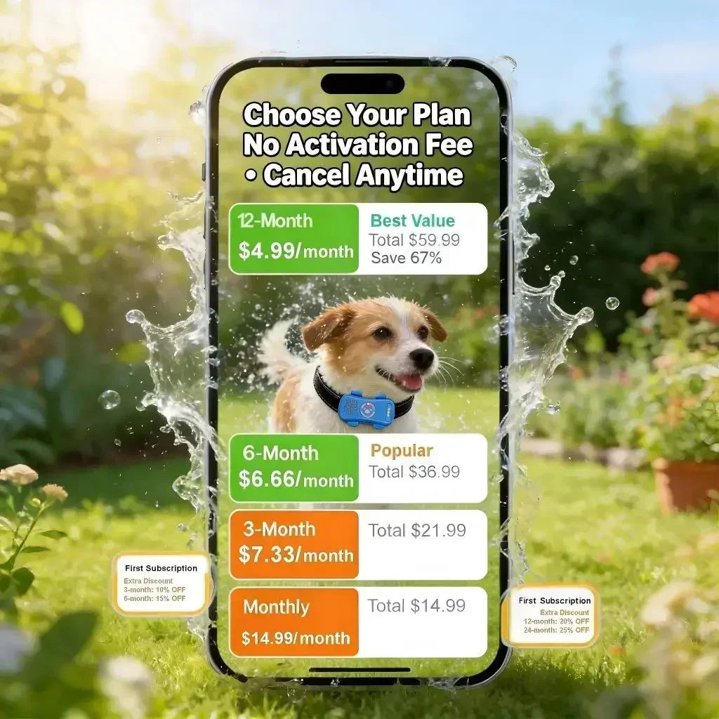 WANWAYTECH GPS Pet Tracker 4G For Dogs And Cats With Real Time Tracking