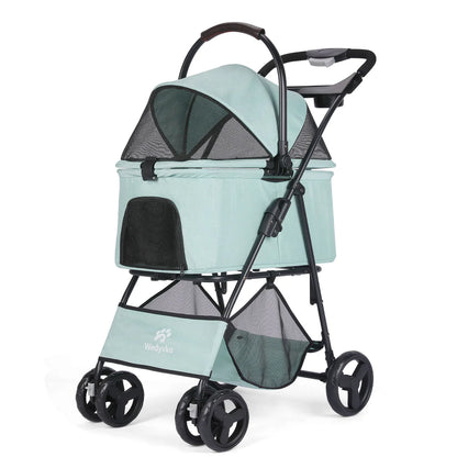 Pet Stroller 3 In 1 With Removable Carrier All Terrain