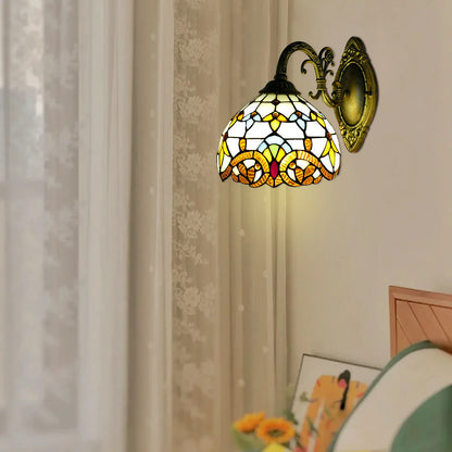 Vintage Indoor Dome Wall Lamp Handmade For Living Room Bedroom