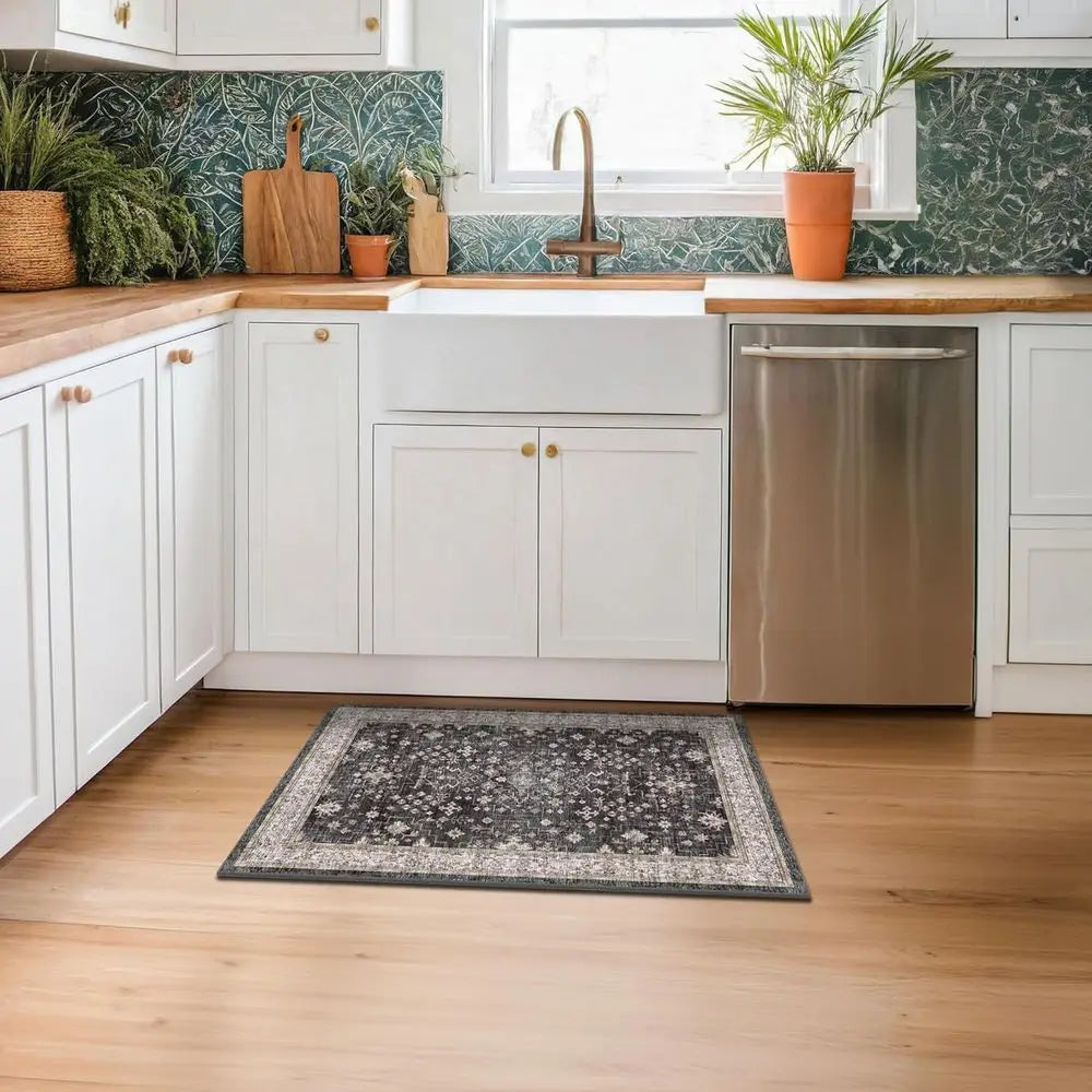 Entry Rug Non Slip Stain Resistant For Kitchen Bathroom Entrances