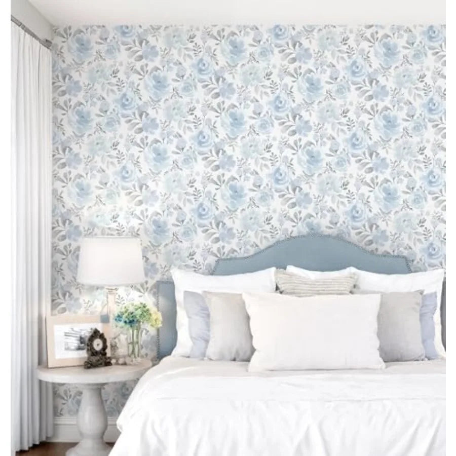 Peel Stick Floral Wallpaper Boho Watercolor Waterproof Removable Self Adhesive