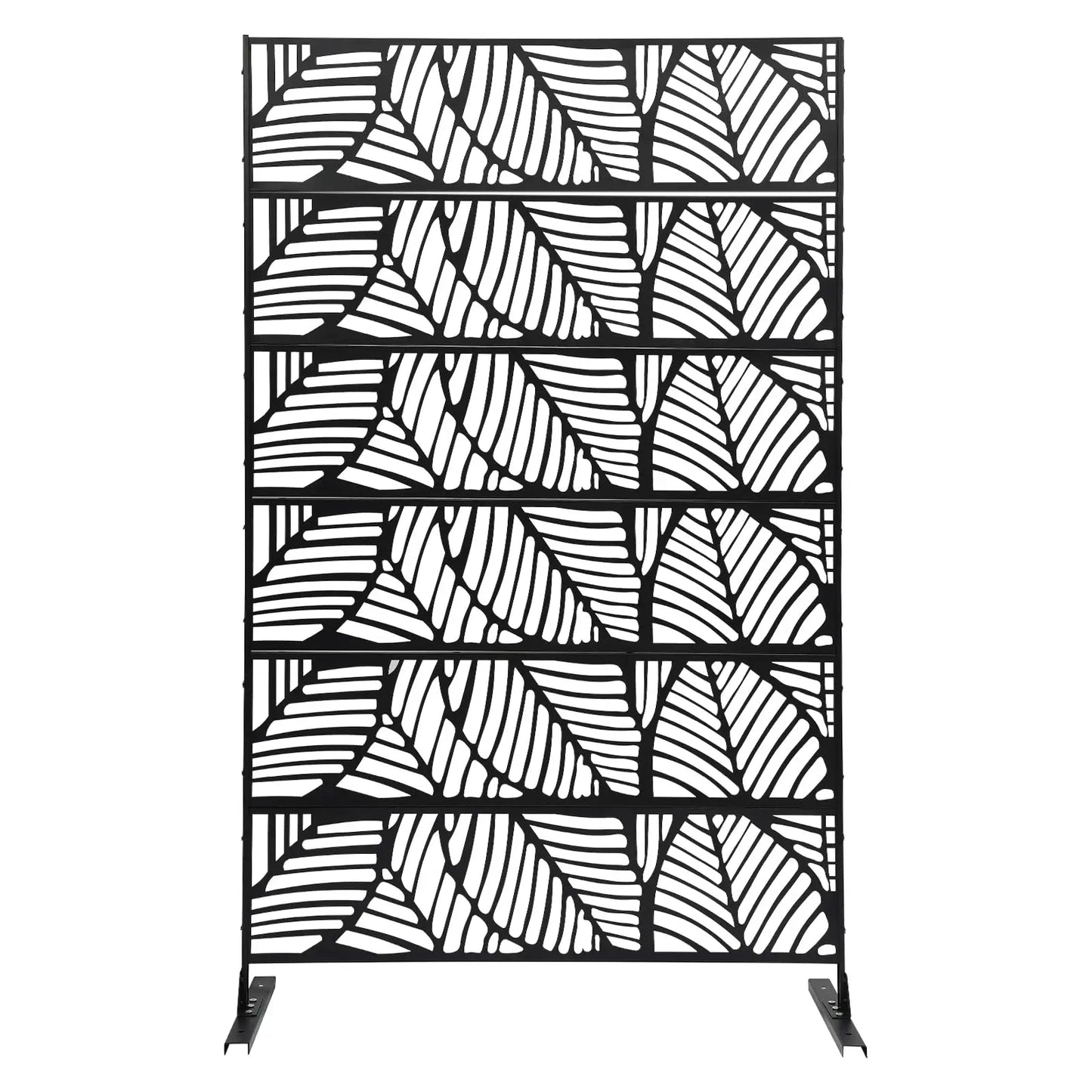 Metal Outdoor Privacy Screen Freestanding Room Divider Panels