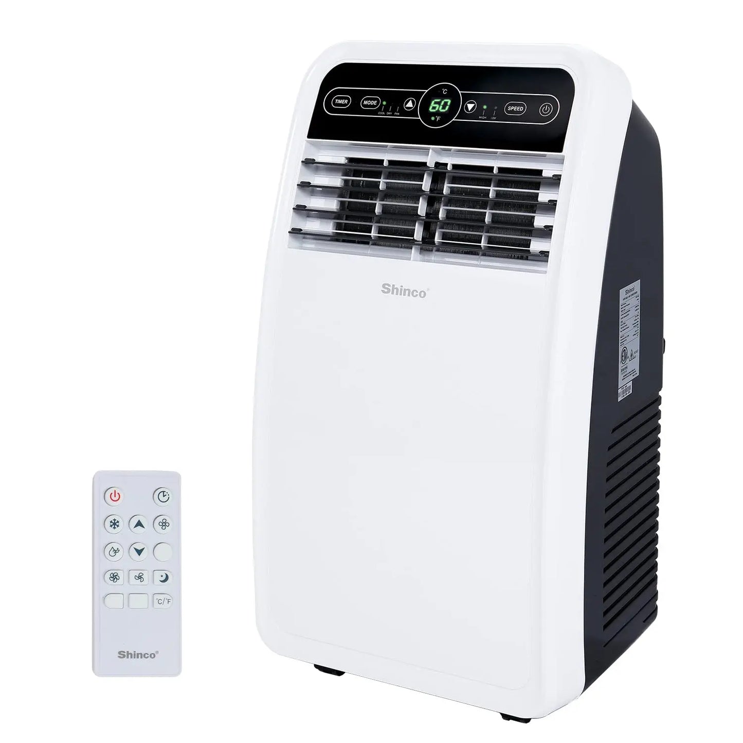 Shinco Portable Air Conditioner With Built In Dehumidifier