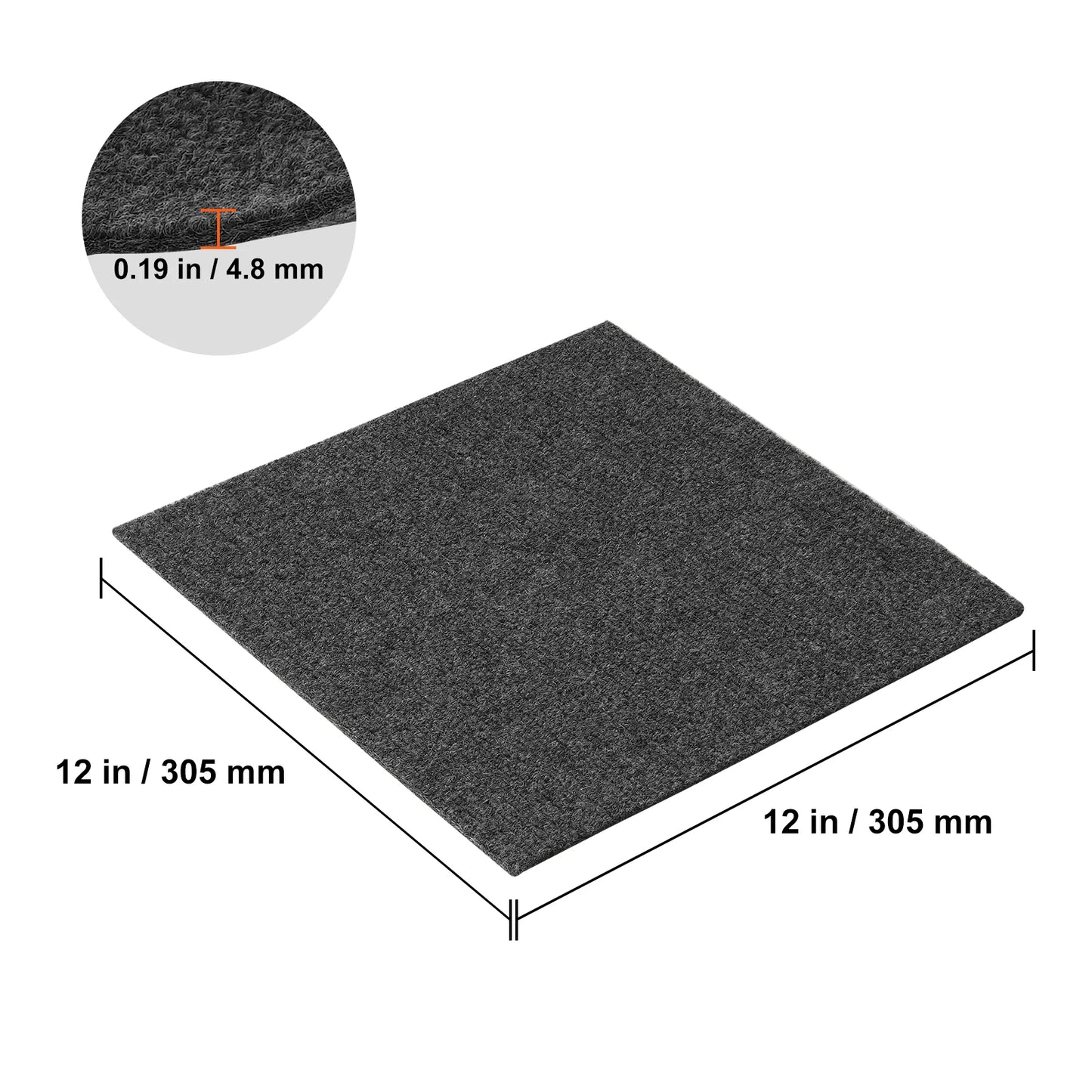 SucceBuy Peel And Stick Carpet Tiles For Bedroom Indoor Outdoor