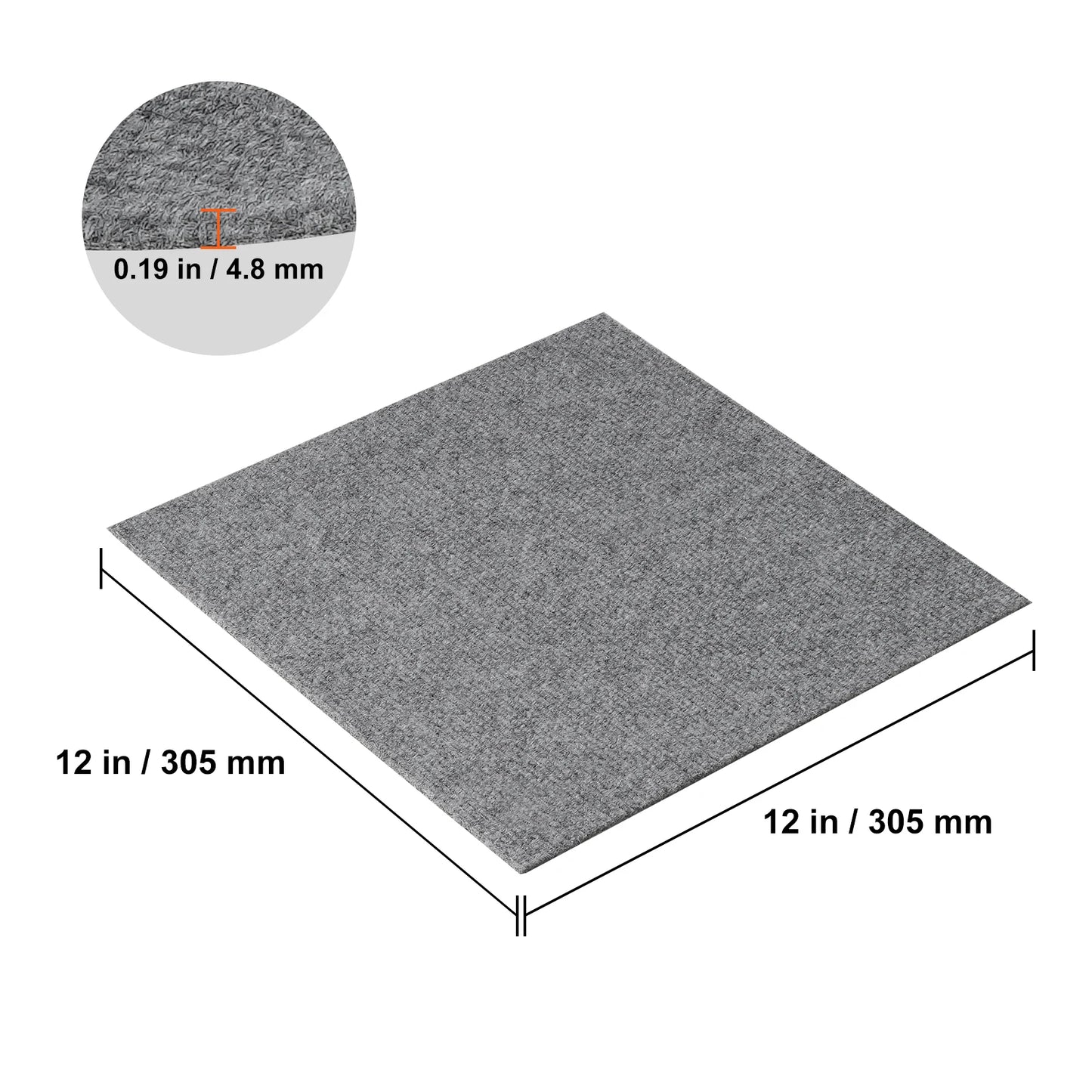SucceBuy Peel And Stick Carpet Tiles For Bedroom Indoor Outdoor