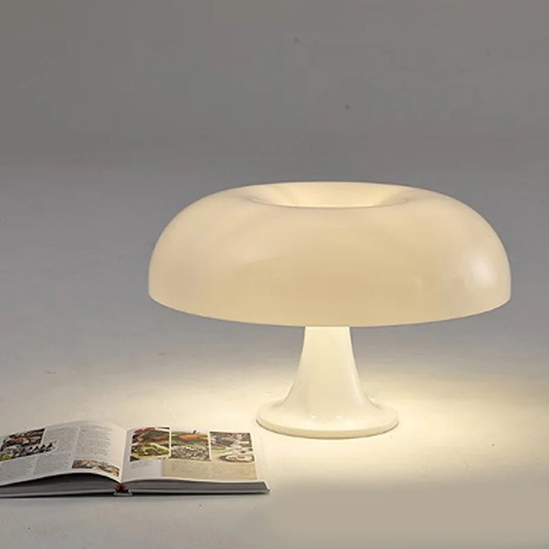 Mushroom Desk Lamp Rechargeable Battery LED Lighting For Bedroom Decor