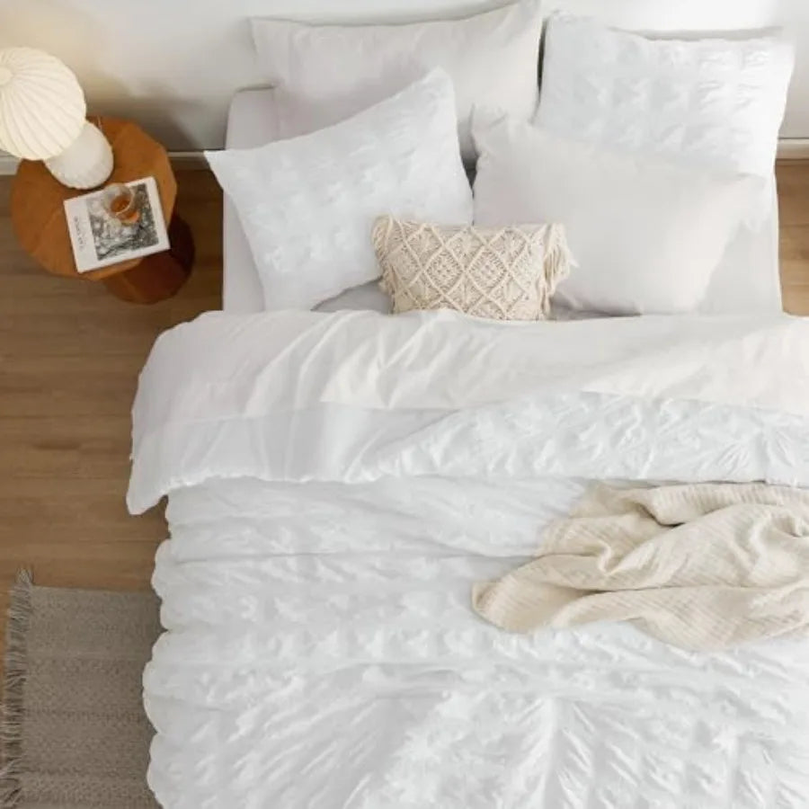 Cooling Seersucker Comforter Set For All Seasons Bedding