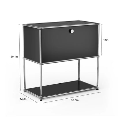 Modern Stainless Steel Storage Cabinet For Living Room And Home Office TV Stand
