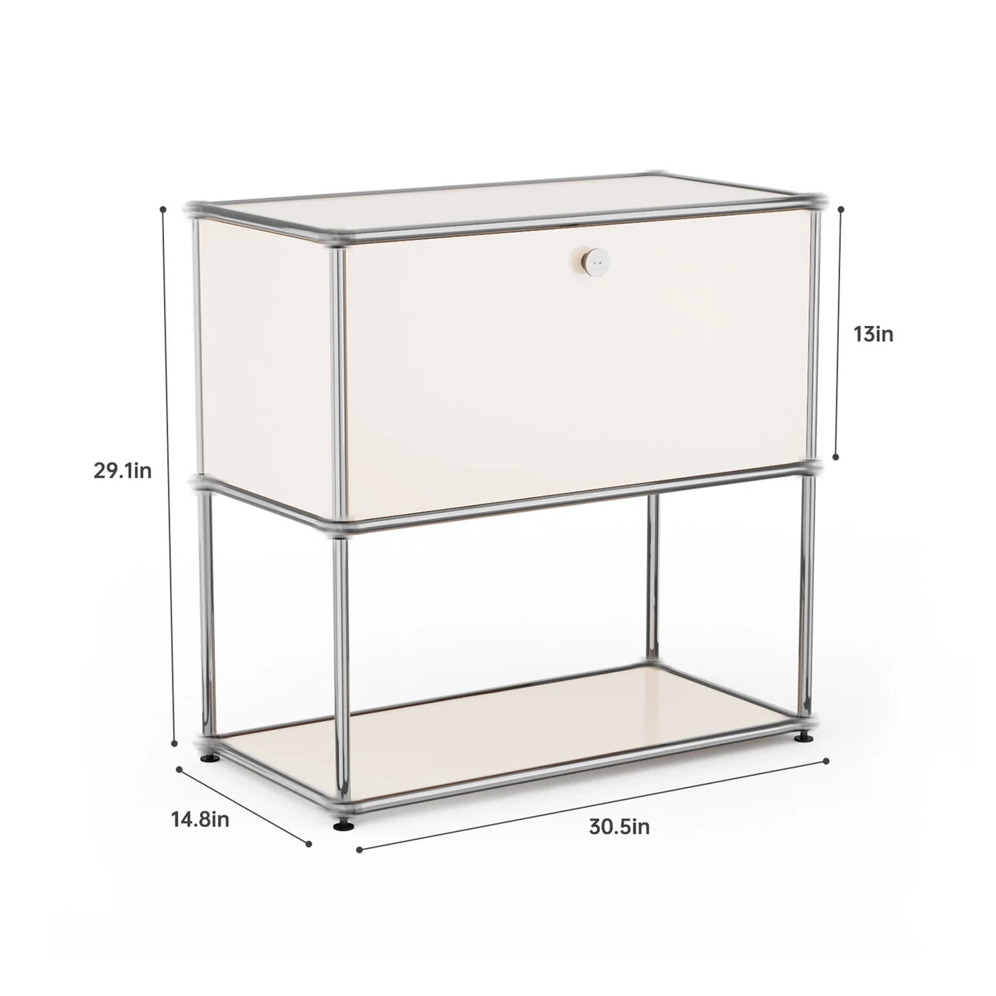 Modern Stainless Steel Storage Cabinet For Living Room And Home Office TV Stand