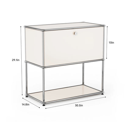 Modern Stainless Steel Storage Cabinet For Living Room And Home Office TV Stand