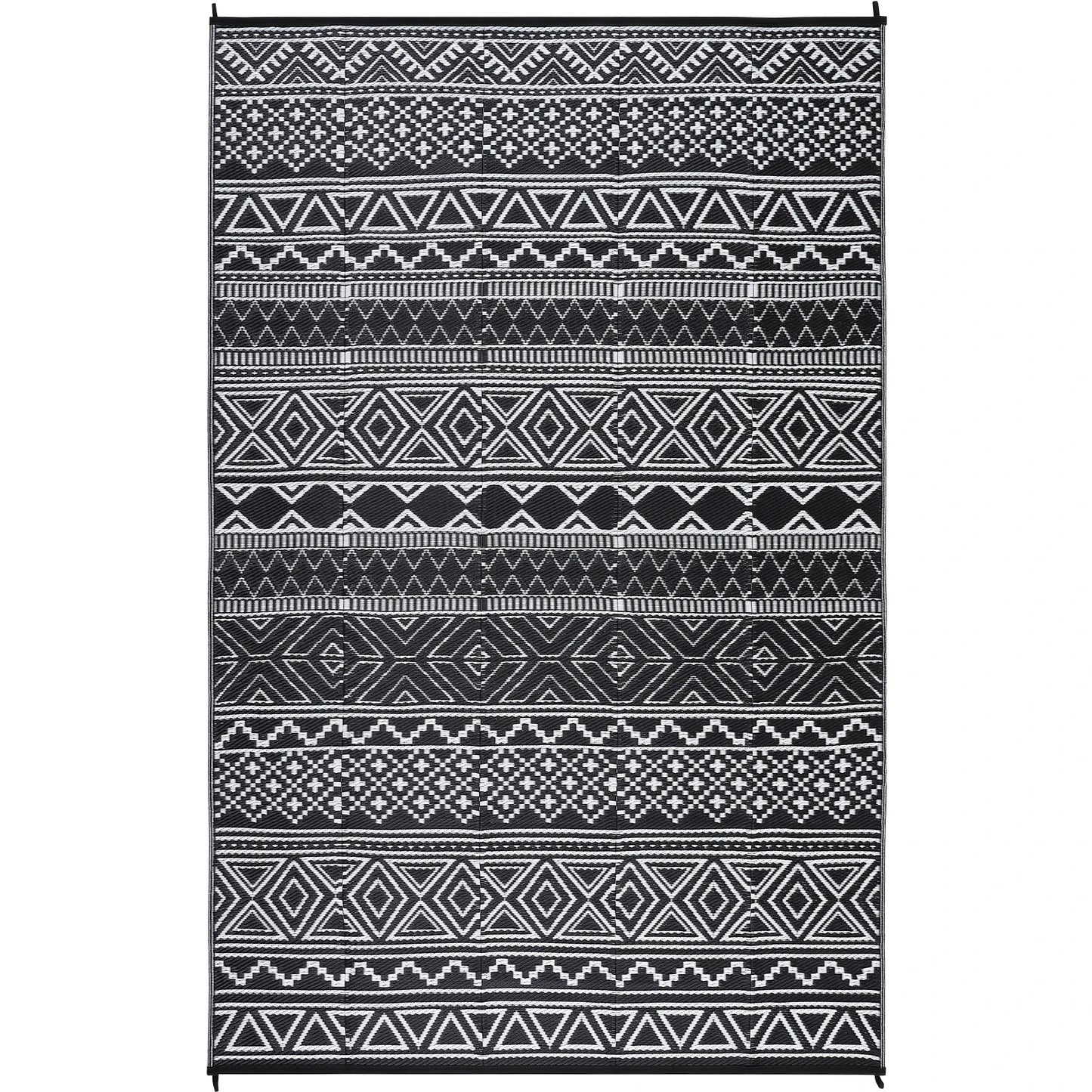 Studyset Outdoor Rug Boho Reversible Patio Mat Waterproof