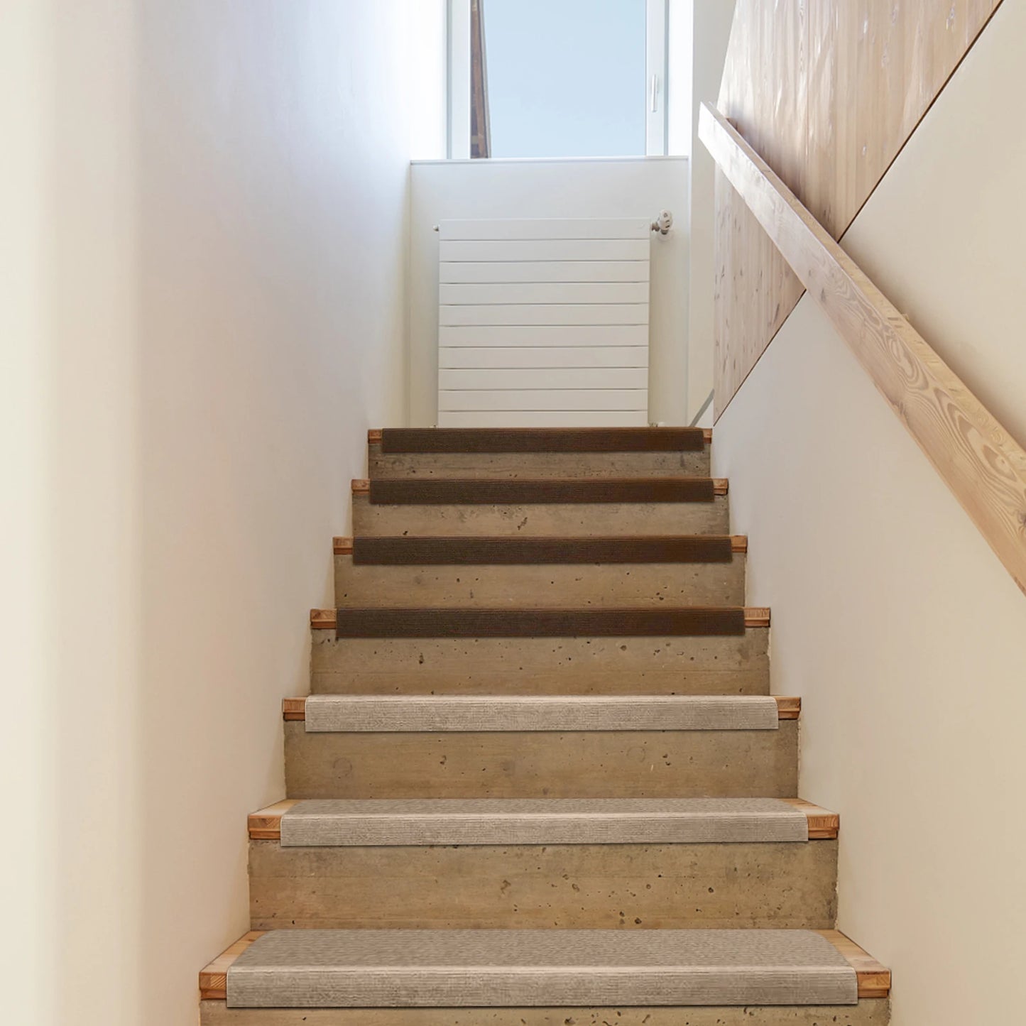 NONECN Stair Treads Indoor Non Slip Mats Set of 13