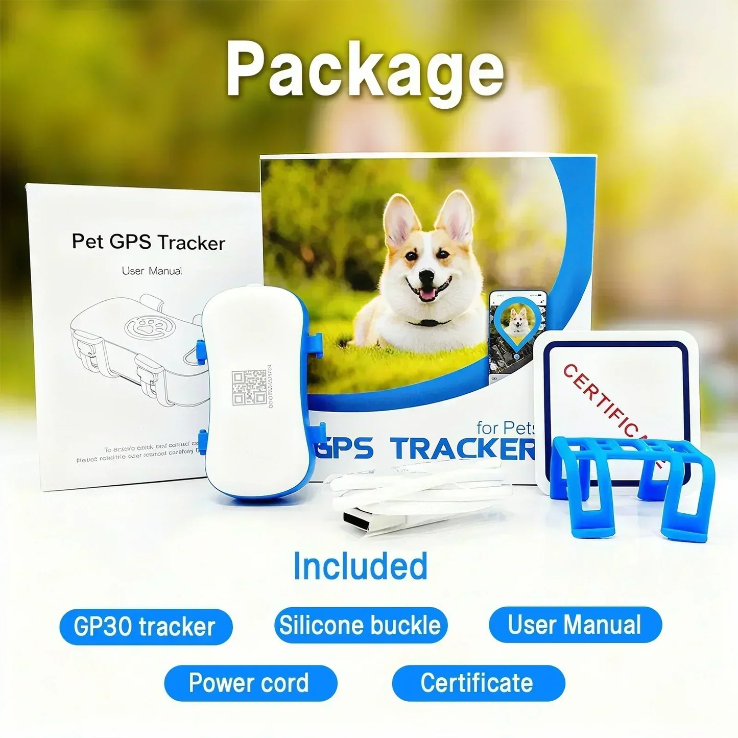 WANWAYTECH GPS Pet Tracker 4G For Dogs And Cats With Real Time Tracking