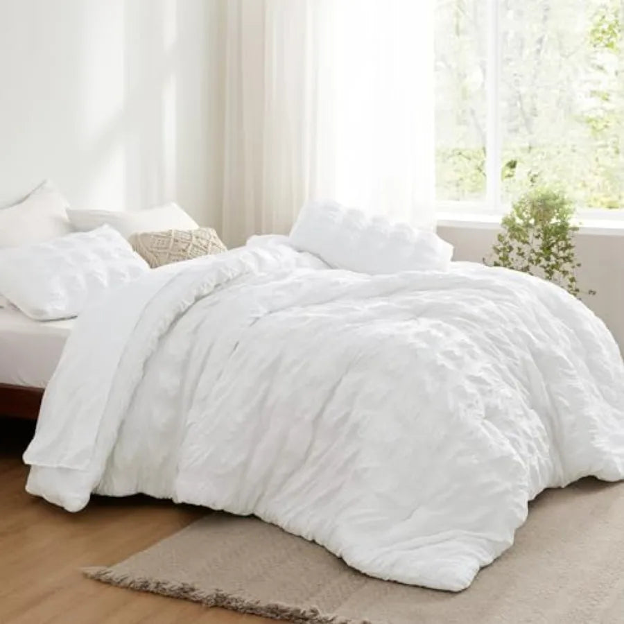 Cooling Seersucker Comforter Set For All Seasons Bedding