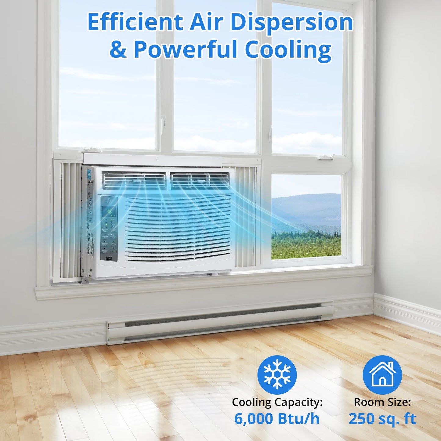 Acekool Air Conditioner 6000 BTU With Remote App Control