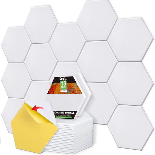 Hexagonal Acoustic Panels Self-Adhesive For Home Office