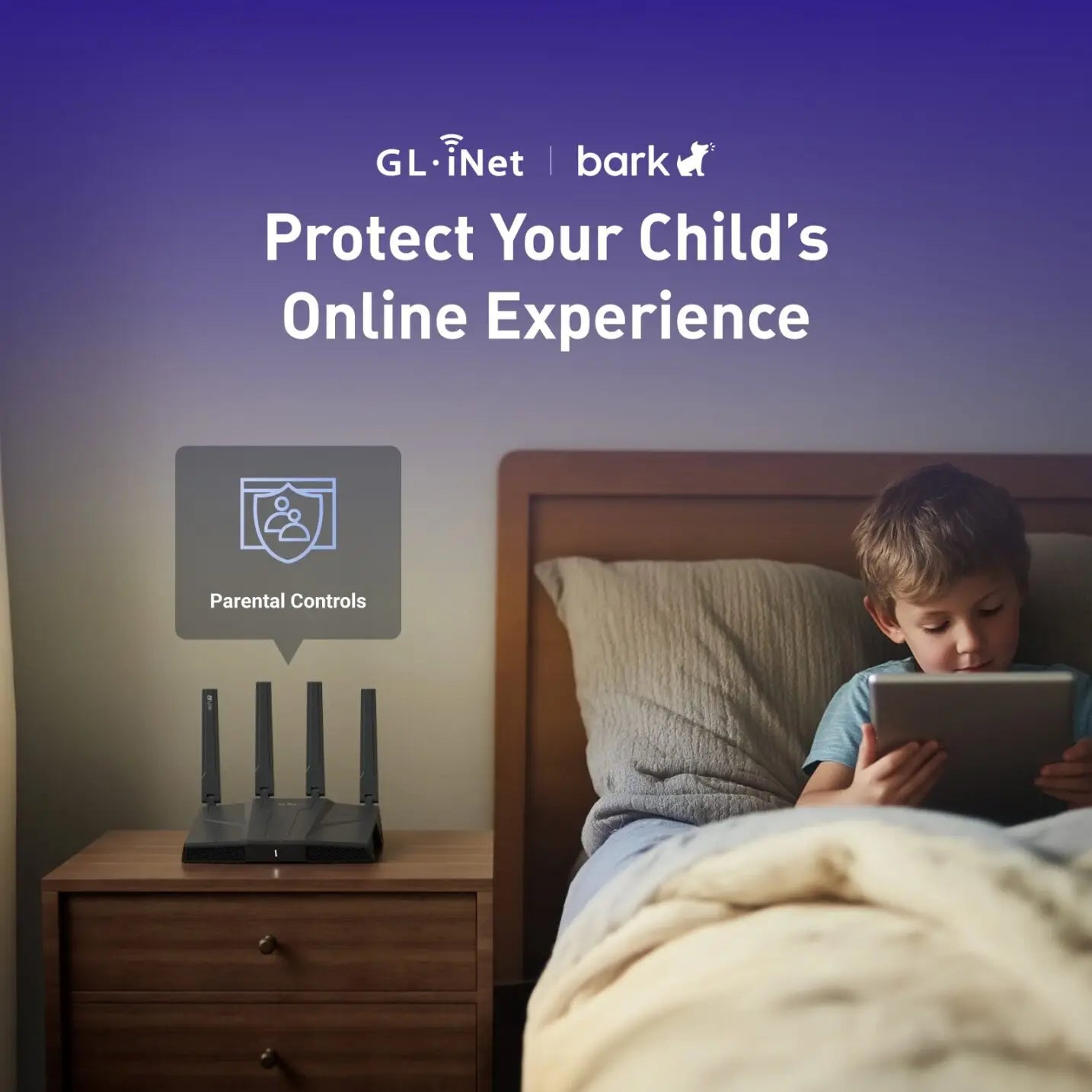 GL.iNet Flint 3 Tri-Band WiFi 7 Router VPN Ready Performance